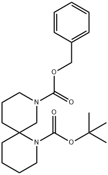8-Benzyl 1-Tert-Butyl 1,8-Diazaspiro[5.5]Undecane-1,8-Dicarboxylate Structure