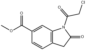 1-(2-chloroacetyl)-2-oxo-2,3-dihydro-1H-indole-6-carboxylic acid methyl ester|1-(2-氯乙酰基)-2-氧代吲哚啉-6-羧酸甲酯