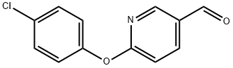 6-(4-chlorophenoxy)-3-Pyridinecarboxaldehyde 化学構造式