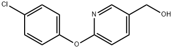 6-(4-氯苯氧基)吡啶-3-基]甲醇,1160430-78-3,结构式