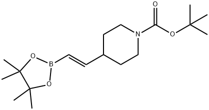 (E)-Tert-Butyl 4-(2-(4,4,5,5-Tetramethyl-1,3,2-Dioxaborolan-2-Yl)Vinyl)Piperidine-1-Carboxylate|(E)-4-(2-(4,4,5,5-四甲基-1,3,2-二氧杂硼烷-2-基)乙烯基)叔丁基-1-羧酸叔丁酯