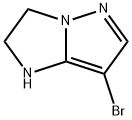 7-Bromo-2,3-dihydro-1H-imidazo[1,2-b]pyrazole 化学構造式