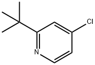 4-chloro-2-tert-butylpyridine Struktur