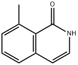 8-methylisoquinolin-1-ol 化学構造式