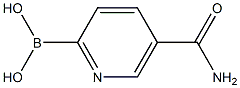 5-Aminocarbonylpyridine-2-boronic acid Structure