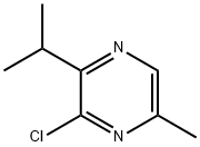 3-chloro-2-isopropyl-5-methylpyrazine Struktur