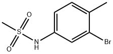 N-(3-bromo-4-methylphenyl)methanesulfonamide 化学構造式