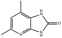 1,3-dihydro-5,7-dimethyl-2H-Imidazo[4,5-b]pyridin-2-one Structure