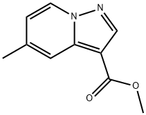 methyl 5-Methylpyrazolo[1,5-a]pyridine-3-carboxylate,1167055-25-5,结构式