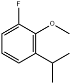 2-Isopropyl-6-fluoroanisole Struktur