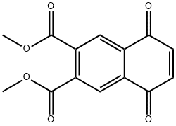 dimethyl 5,8-dioxo-5,8-dihydronaphthalene-2,3-dicarboxylate 化学構造式