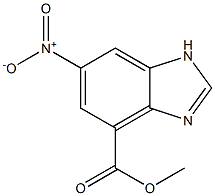 Methyl 6-nitro-1H-benzo[d]imidazole-4-carboxylate Structure