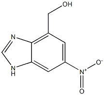 (6-Nitro-1H-benzo[d]imidazol-4-yl)methanol Structure