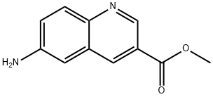 methyl 6-aminoquinoline-3-carboxylate Struktur