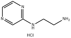 N1-(Pyrazin-2-yl)ethane-1,2-diamine hydrochloride Structure