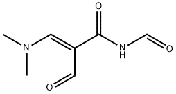 (E)-3-(dimethylamino)-N,2-bis(formyl)acrylamide Struktur