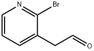 2-bromo-3-Pyridineacetaldehyde 化学構造式