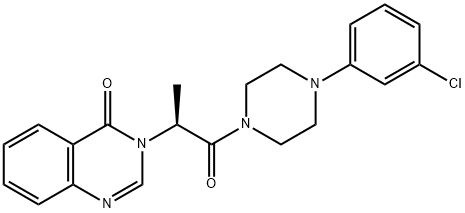 3-{(2S)-1-[4-(3-chlorophenyl)piperazin-1-yl]-1-oxopropan-2-yl}quinazolin-4(3H)-one|