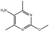 2-Methoxy-4,6-dimethyl-5-pyrimidinamine Struktur