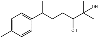 2-METHYL-6-(P-TOLYL)HEPTANE-2,3-DIOL 结构式