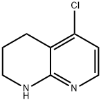 5-chloro-1,2,3,4-tetrahydro-1,8-naphthyridine 化学構造式
