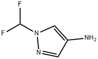 1-二氟甲基-4-氨基吡唑,1174309-16-0,结构式