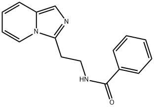 N-(2-imidazo[1,5-a]pyridin-3-ylethyl)benzamide 化学構造式
