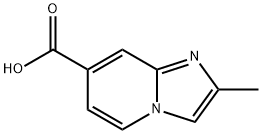 2-甲基咪唑并[1,2-A]吡啶-7-甲酸,1175928-10-5,结构式