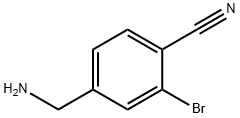 4-(AMINOMETHYL)-2-BROMOBENZONITRILE, 1177558-39-2, 结构式