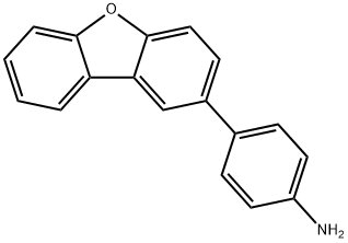 4-(2-二苯并呋喃基)苯胺,1178274-17-3,结构式