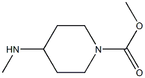 Methyl 4-(methylamino)piperidine-1-carboxylate Structure