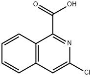 3-chloroisoquinoline-1-carboxylic acid 化学構造式