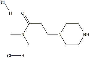 N,N-二甲基-3-(哌嗪-1-基)丙酰胺二盐酸盐,1179364-81-8,结构式