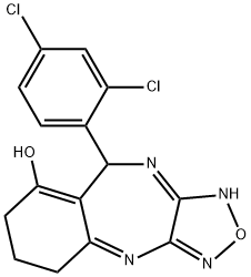 1179372-57-6 9-(2,4-dichlorophenyl)-6,7,9,10-tetrahydro-5H-benzo[e][1,2,5]oxadiazolo[3,4-b][1,4]diazepin-8-ol