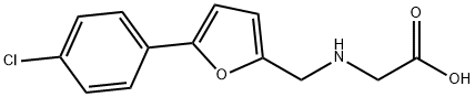 ({[5-(4-chlorophenyl)-2-furyl]methyl}amino)acetic acid,1179393-53-3,结构式