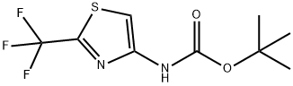 2-三氟甲基-4-噻唑羧酸叔丁基酯,1180526-71-9,结构式