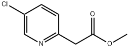2-(5-氯吡啶-2-基)乙酸甲酯 结构式