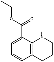 ethyl 1,2,3,4-tetrahydroquinoline-8-carboxylate 化学構造式