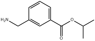 3-(氨基甲基)苯甲酸异丙酯,1183045-29-5,结构式