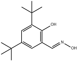 2,4-二叔丁基-6-[(1E)-(羟基亚氨基)甲基]苯酚,118371-00-9,结构式