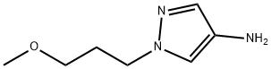 1-(3-METHOXYPROPYL)-1H-PYRAZOL-4-AMINE,1184692-53-2,结构式