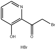 2-溴-1-(3-羟基吡啶-2-基)乙烷-1-酮氢溴酸盐, 1184916-68-4, 结构式