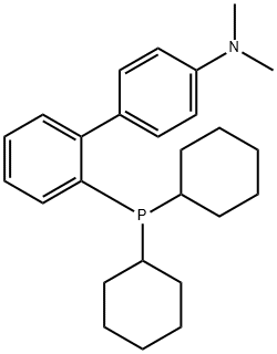 2'-(二环己基膦基)-N,N-二甲基[1,1'-联苯]-4-胺,1185899-00-6,结构式