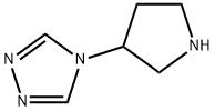 4-(pyrrolidin-3-yl)-4H-1,2,4-triazole Struktur