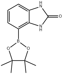 4-(4,4,5,5-Tetramethyl-[1,3,2]dioxaborolan-2-yl)-1,3-dihydro-benzoimidazol-2-one Struktur