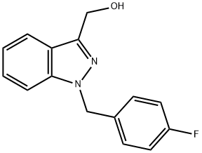 (1-(4-Fluorobenzyl)-1H-indazol-3-yl)methanol Structure