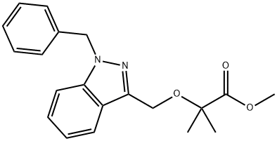 1186507-74-3 methyl 2-((1-benzyl-1H-indazol-3-yl)methoxy)-2-methylpropanoate