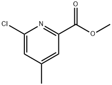 Methyl 6-chloro-4-methylpyridine-2-carboxylate Struktur