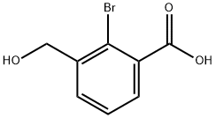 2-Bromo-3-hydroxymethyl-benzoic acid,1187238-18-1,结构式