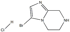 3-Bromo-5,6,7,8-tetrahydroimidazo[1,2-a]pyrazine hydrochloride Structure